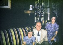 Van Johnson with Susan Lee and Martha Robinson
